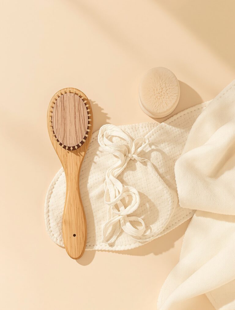 Loofah & Wood Brush Set