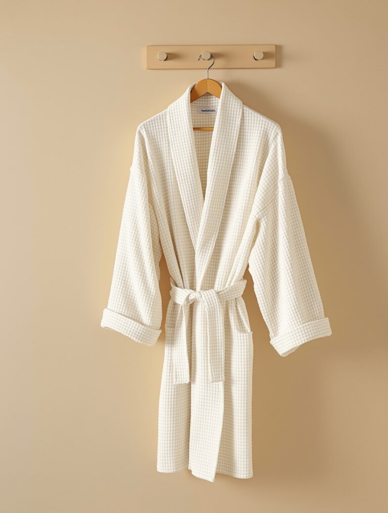 Linen Waffle Robe