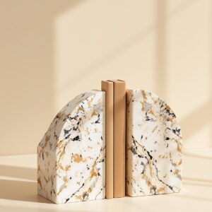 Travertine Bookend Pair