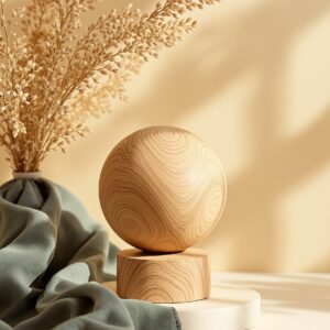 Oak Sphere Object
