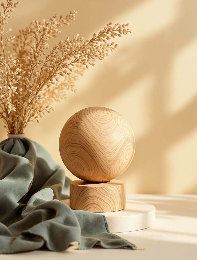 Oak Sphere Object