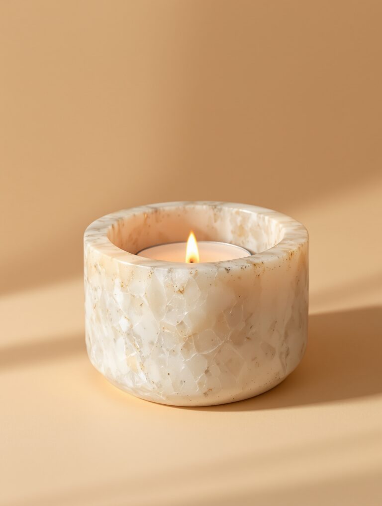 Alabaster Tealight Holder