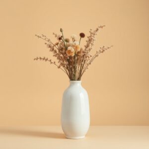 Ceramic Table Vase — Ivory