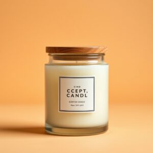 Scented Candle Jar — Vanilla