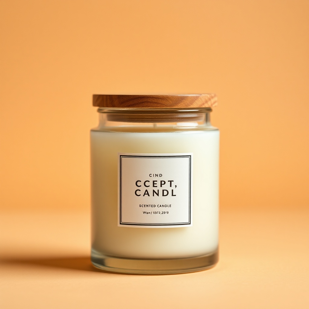 Scented Candle Jar — Vanilla