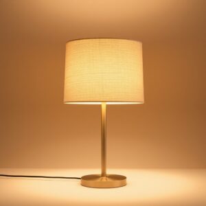 Modern Table Lamp — Linen