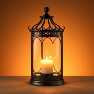 Metal & Glass Lantern