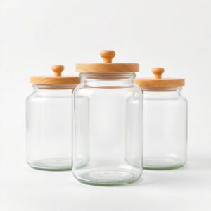 Airtight Glass Jars (Set of 6)