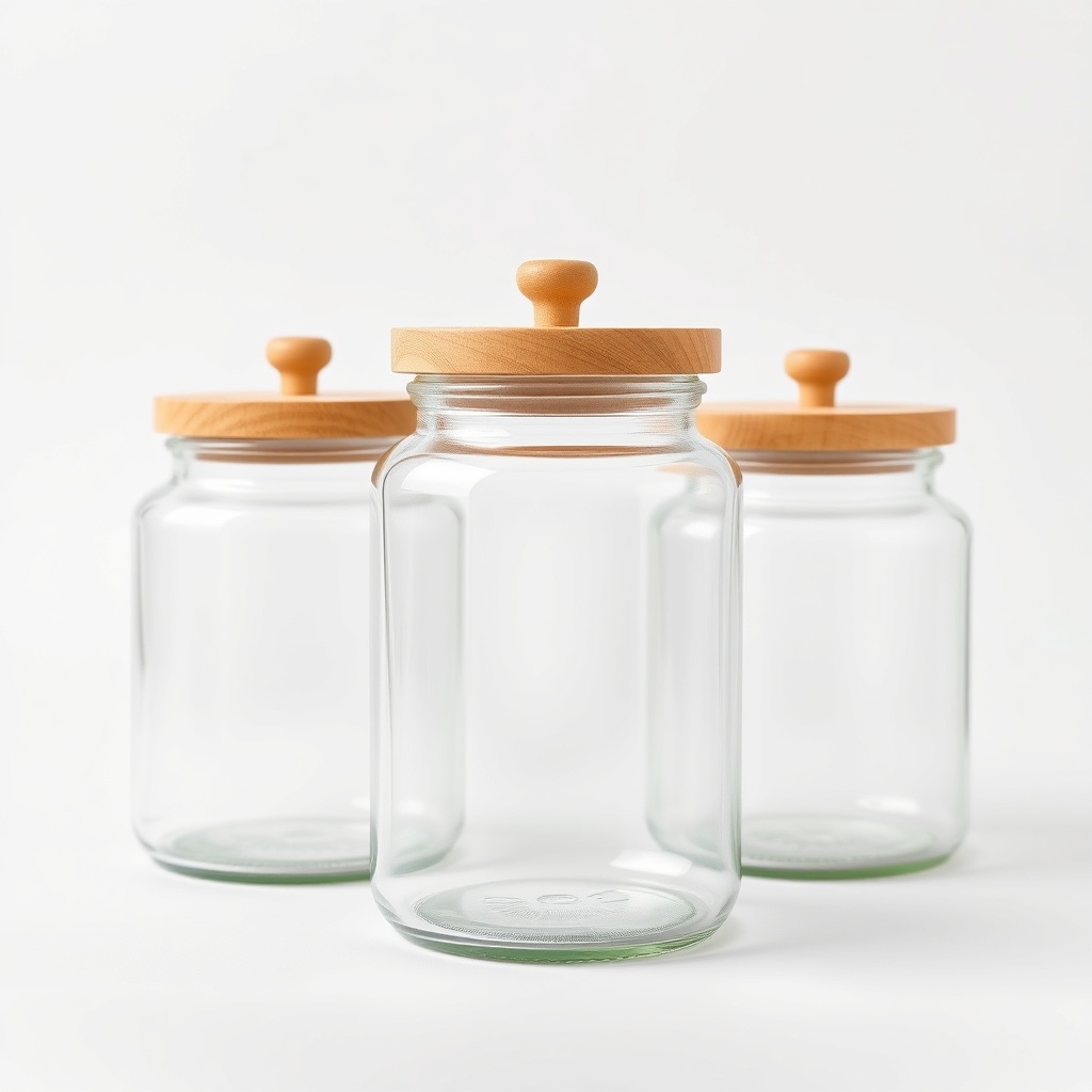 Airtight Glass Jars (Set of 6)