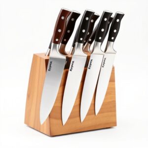 Kitchen Knife Set with Block