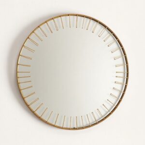 Round Wall Mirror — Gold