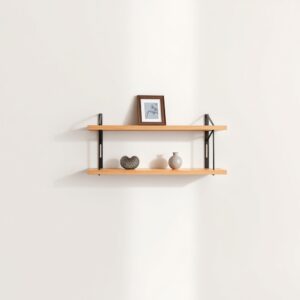 Wooden Wall Shelf Set